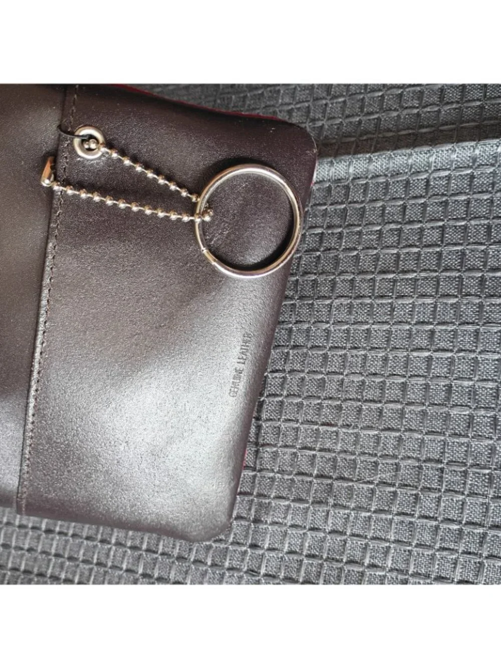 Rolfs Red Canvas Coin Bag Wallet